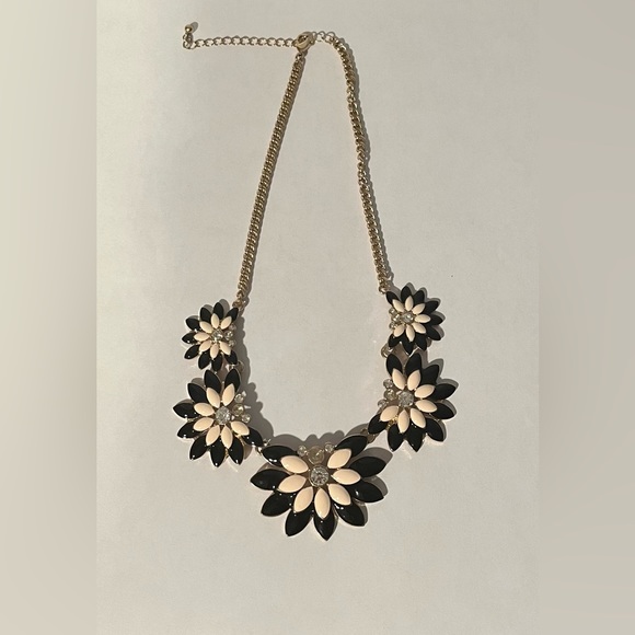 SOLD-Statement Flower Necklace - Picture 1 of 2